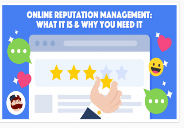 I will do awesome online reputation management ORM for your brand
