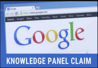 I will create an approved google knowledge panel For Your Business