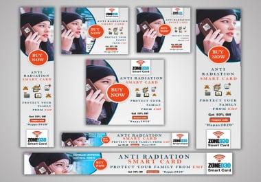 I will design attractive banner ads for google ads
