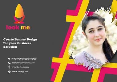 Dear Sir,  I will Design Professional Banner for Social media
