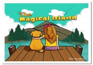 I will illustrate kids storybook pages, children storybook illustration