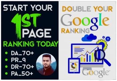 500+ High DA/PA/CF/TF Powerful Dofollow Backlink Service with New link building strategy