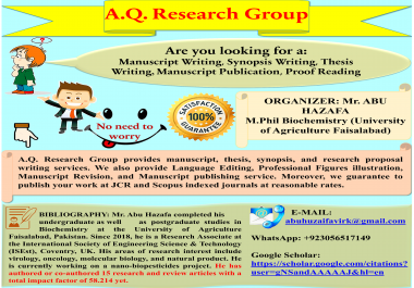 Manuscript Writing and Editing Service