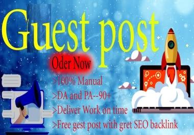 Write And Publish A Guest Post DA90+