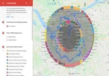 I will do 150 Google Map Citations To Rank Your Website,  GMB on your Areas