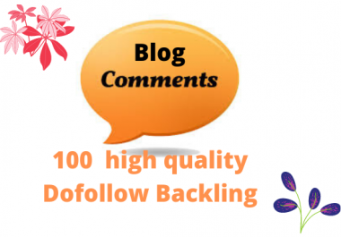make 300 high quality backlinks using blog comments