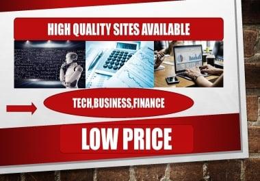 Guest Posting Service For Business,  Finance,  Marketing.