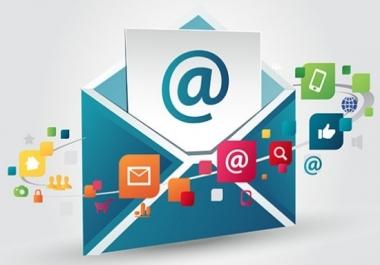 I will provide a list of targeted emails that you advertise