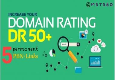 Get 5 High DR 50+ permanent Pbn links to boost your website. we creat these Homepage PBN Dofollow Li