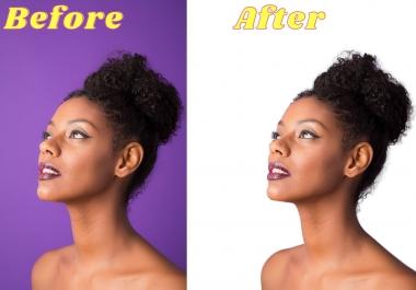 I will remove Background form any kind of 40 pictures professionally