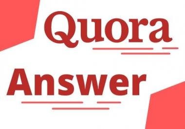 I'll provide 5 HQ Quora answer posting with backlink
