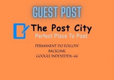 2 guest post with Do follow Backlink