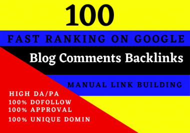 200 unique domain blog comments with high da pa