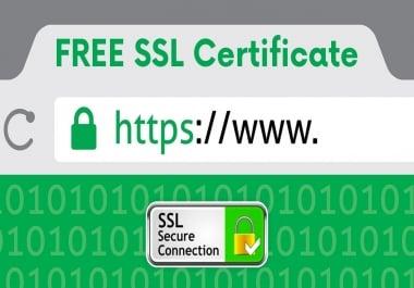I will install free SSL certificate on your all websites