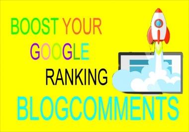 I Will Do 100 high Quality Dofollow Blogcomment Backlinks