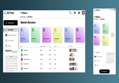 do UI UX design for you,  web and mobile app