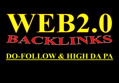 I will create 10 manual authority web 2.0 backlinks