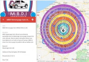 I will create 8000 google maps citations for ranking gmb and local business SEO