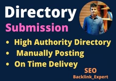 i will do 150 High Authority Directory Sumissions
