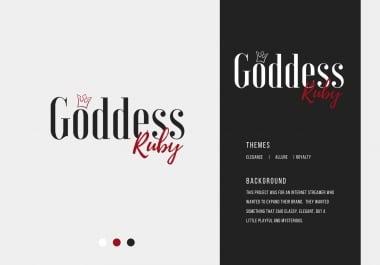 I will design a logo for you with 2 templates