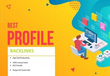 I will do 200 high authority SEO dofollow profile backlinks