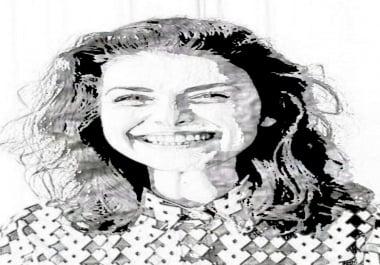 Digitally Sketch Any Photo in Unique Charcoal Style