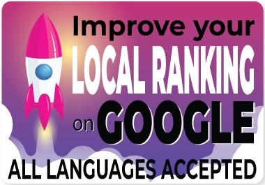 Improve Guaranteed LOCAL RANKING on GOOGLE PBNs Backlink Linkbuilding Web2.0 EDU GOV