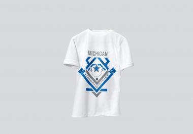 I will create unique eye catching T-shirt design within 24 hours