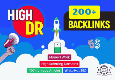 Rank you website to top with 200 High Quality Authority dofollow backlinks