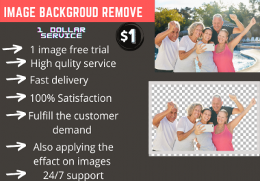 I will remove backgrounds 50 to 100 images with fast delivery