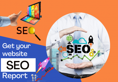 I will provide a detailed SEO audit report for your website