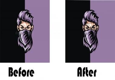 I will do this raster to vector within 3 hour.