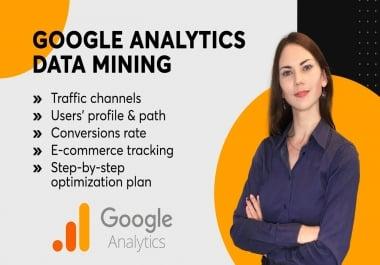I will do website data analysis in google analytics