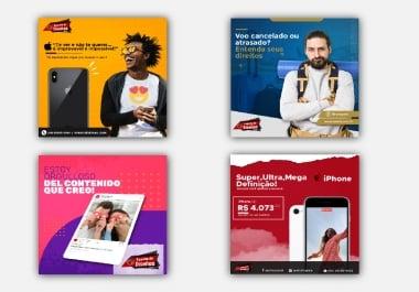 I will attractive social media post design