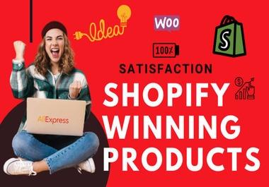 I will do shopify winning product research for dropshipping
