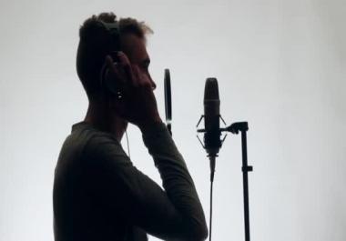 I provide the best voice over,  not only one language but I do more than 15 languages voice over