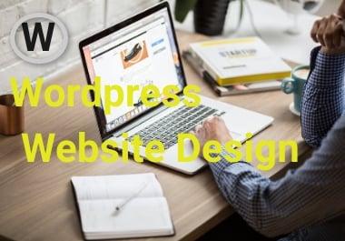 i Will Design personal, business Wordpress Website