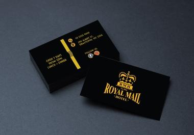 I will do professional and unique Business card
