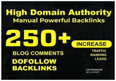 250+ DoFollow Blog Comment High Quality Backlinks