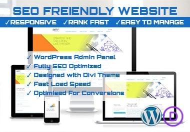 Create SEO Optimized Responsive Website to Rank Fast