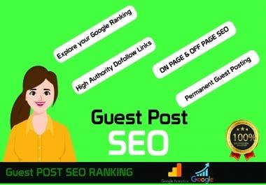 I will publish your guest post on DA 70 with dofollow backlinks