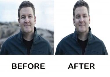 I will remove the background image within 1 hour.