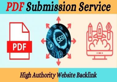 I will do PDF submission on top 50 high DA sites