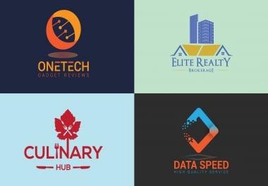 I will create attractive modern minimal logo design