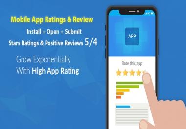 10 Ratings & Review Mobile App