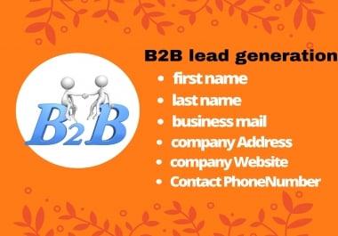 I will do 55 targeted Linkedin B2B lead generation