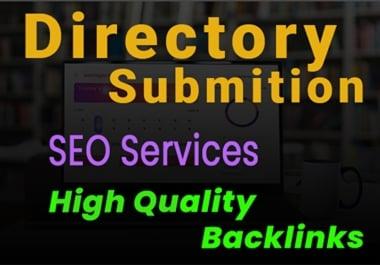 Directory submission assistance,  Manually high-quality Backlinks