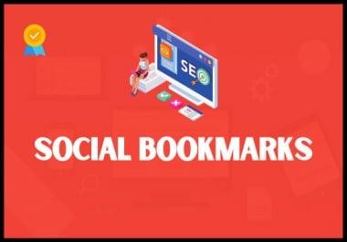 I will create 270 social bookmarks for SEO