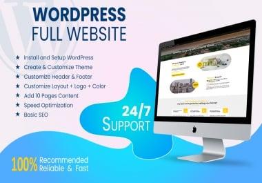 I will design,  redesign,  or fix your wordpress website