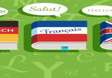 Professional translator of German/French/English